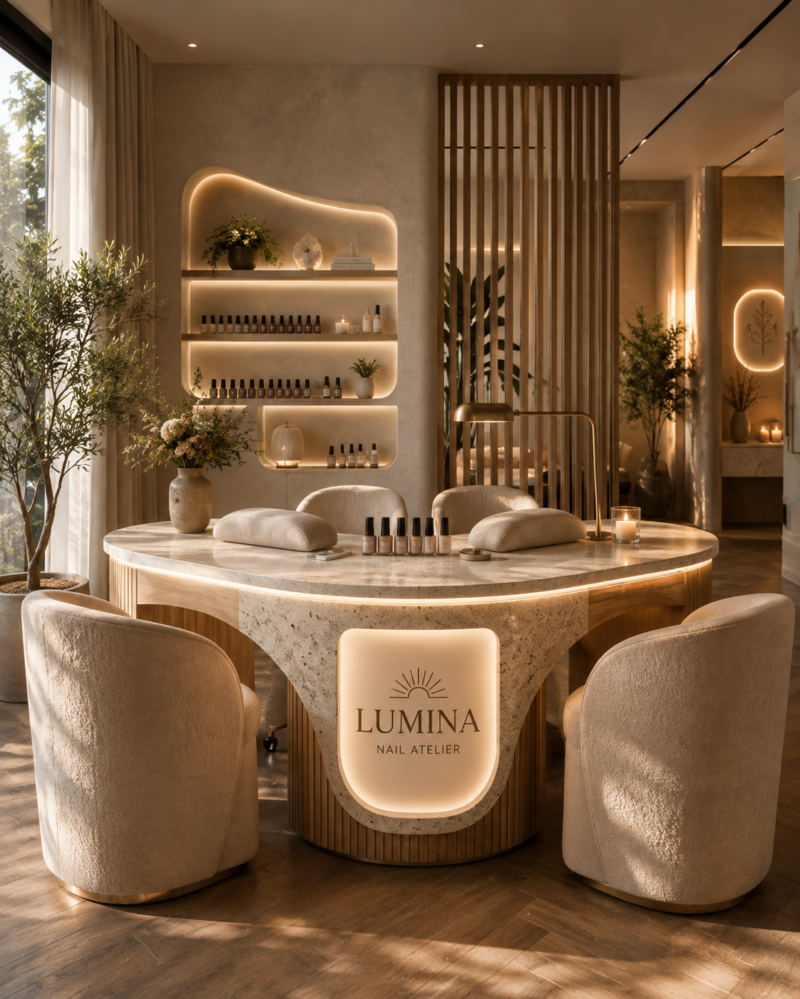 Realizzazione LUMINA NAIL ATELIER