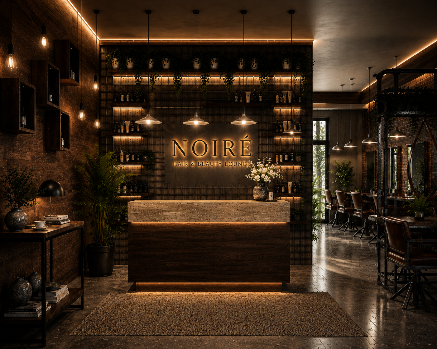 Realizzazione NOIRÉ HAIR & BEAUTY LOUNGE
